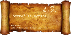 Laczházi Dorisz névjegykártya